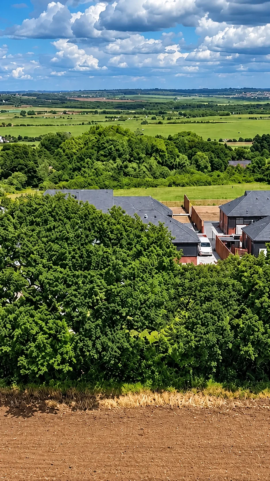 Open land and new homes in the Essex countryside