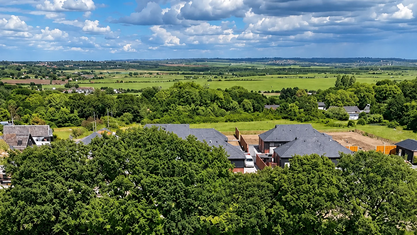Open land and new homes in the Essex countryside